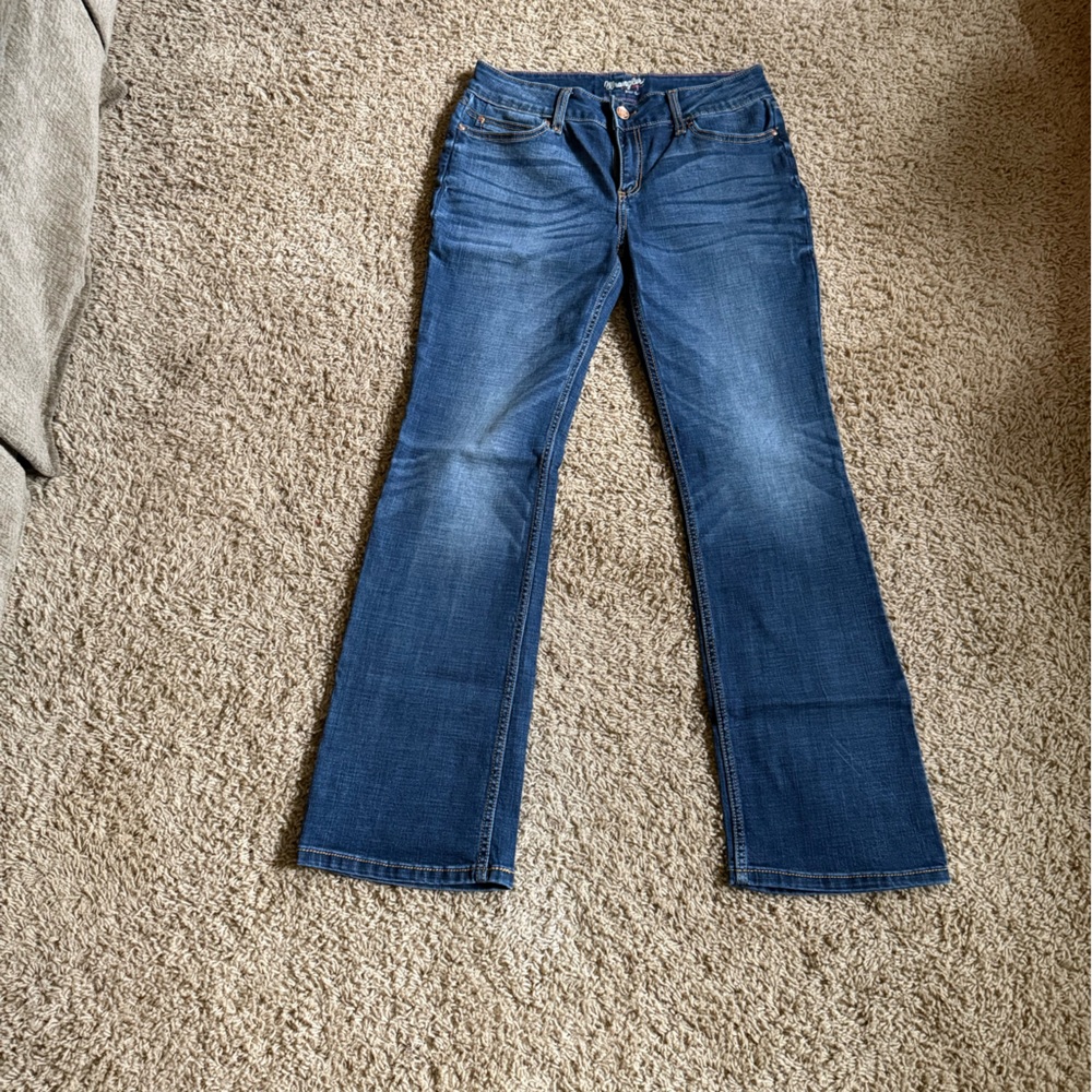 Wrangler Women's Boot Cut Jeans in Deep Blue